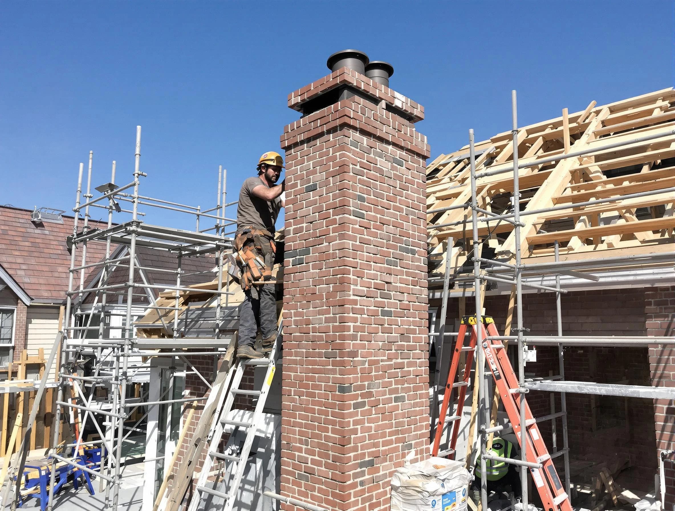 New chimney installation completed by Brookhaven Chimney Sweep in Brookhaven, GA