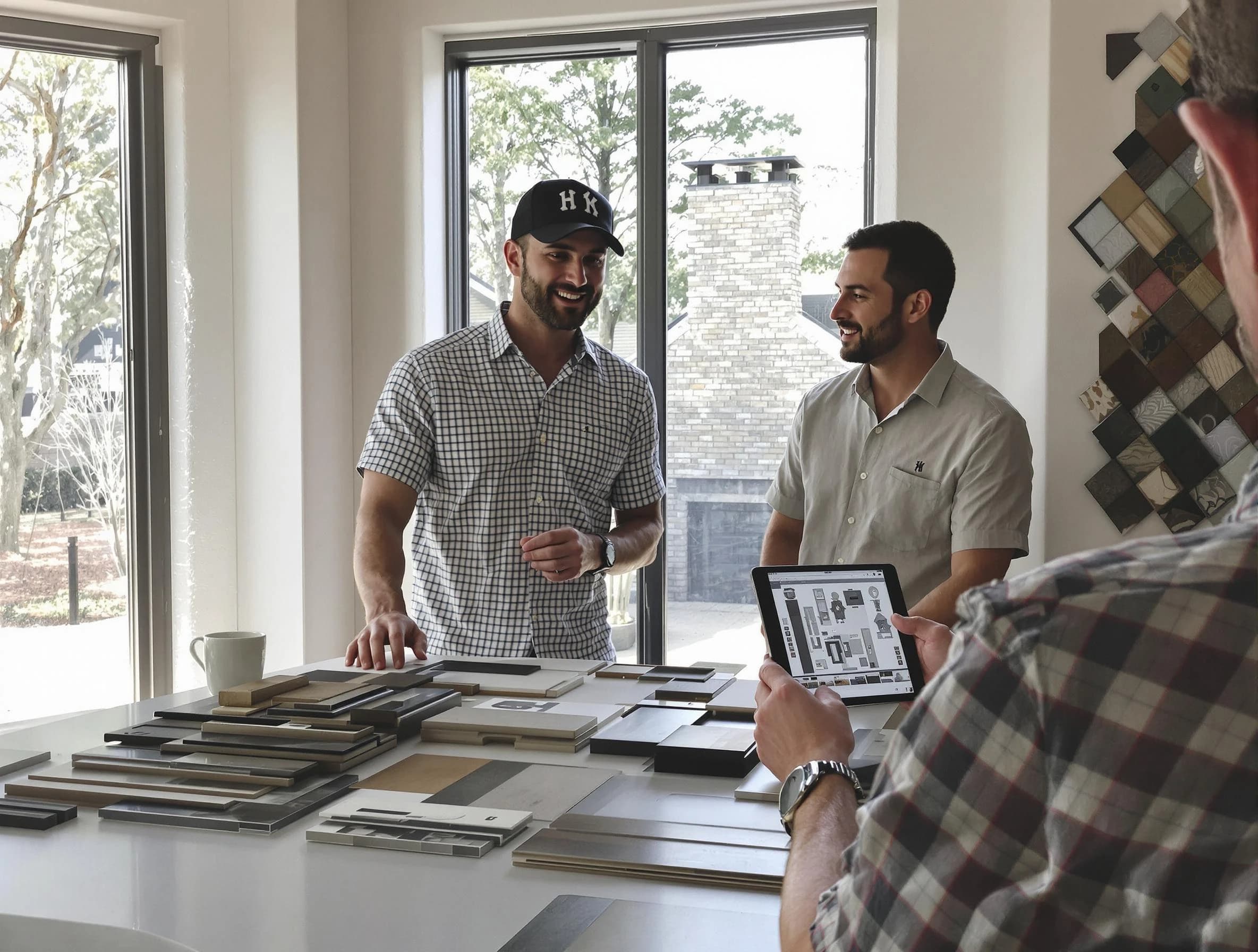Brookhaven Chimney Sweep remodeling a chimney and fireplace in Brookhaven, GA