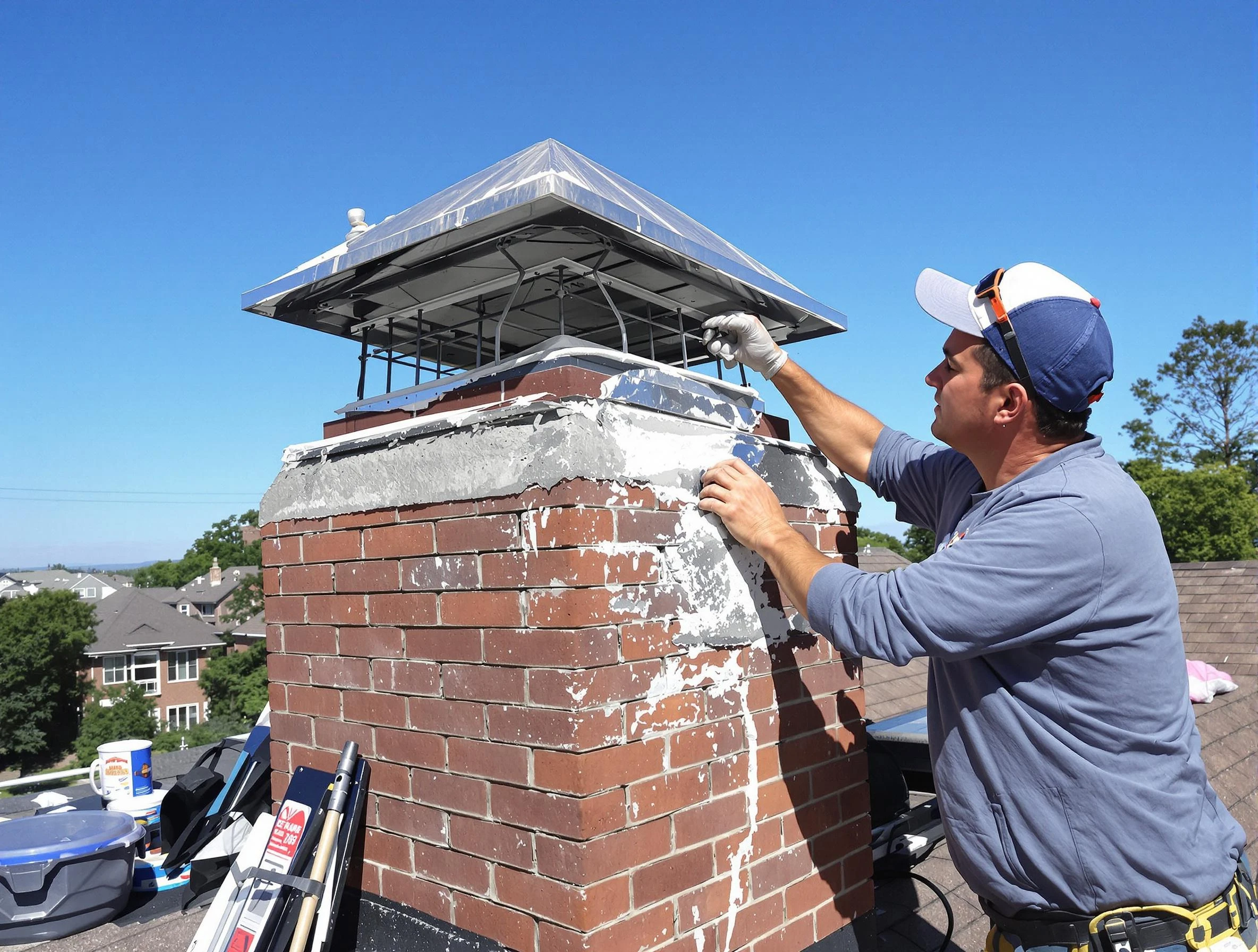 Chimney Crown Services service in Brookhaven, GA