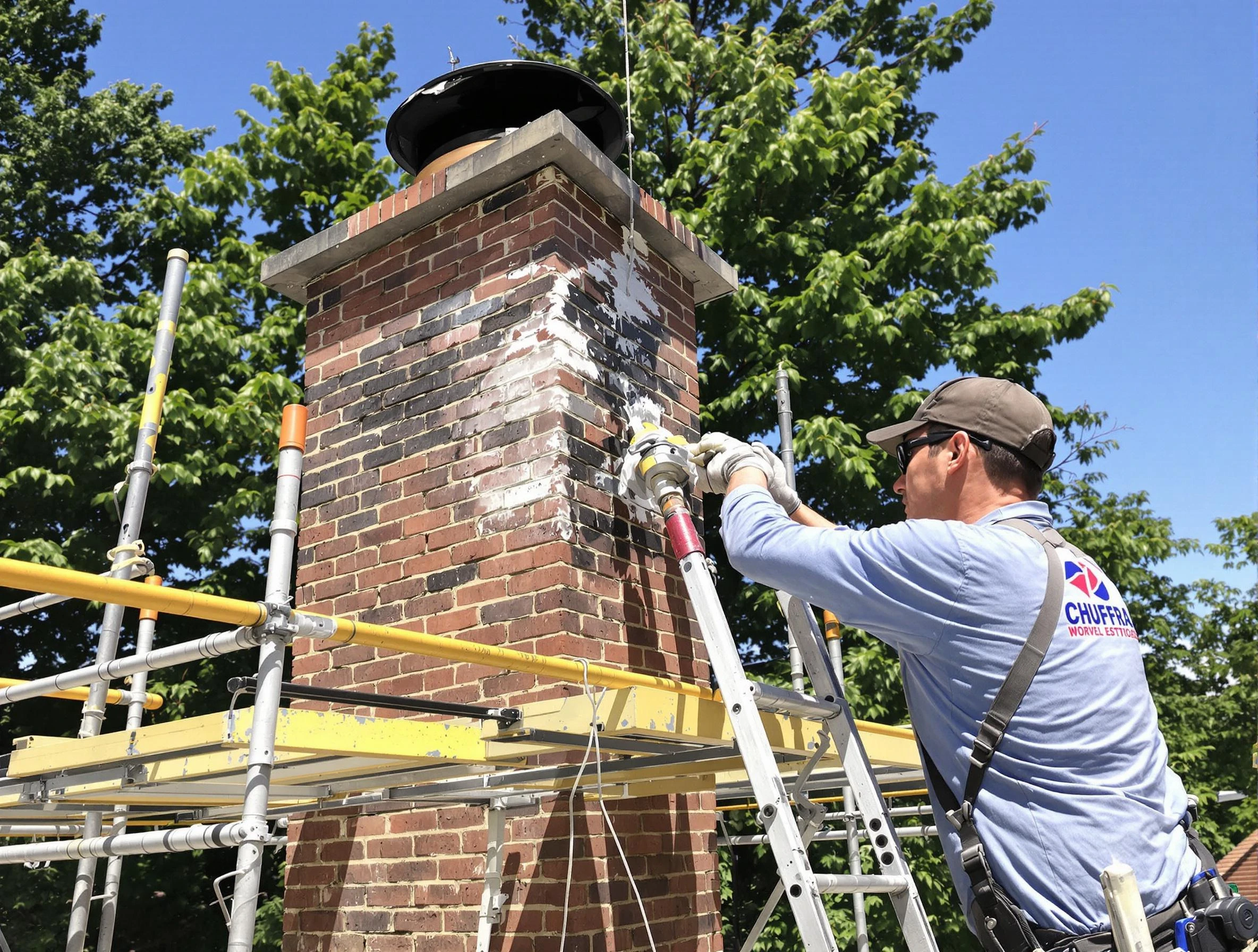 Structural chimney repair by Brookhaven Chimney Sweep in Brookhaven, GA